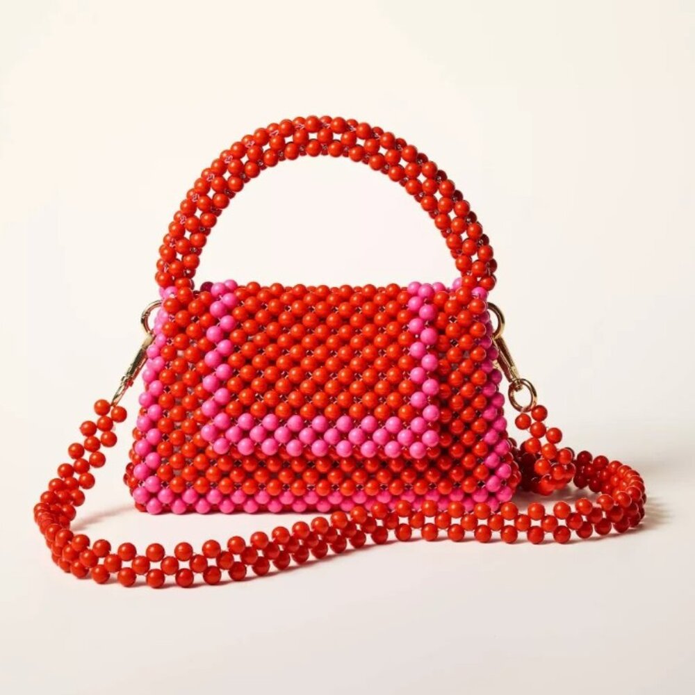 Colorblock Beaded Crossbody Bag - Kate Spade NY for Target Red/Pink